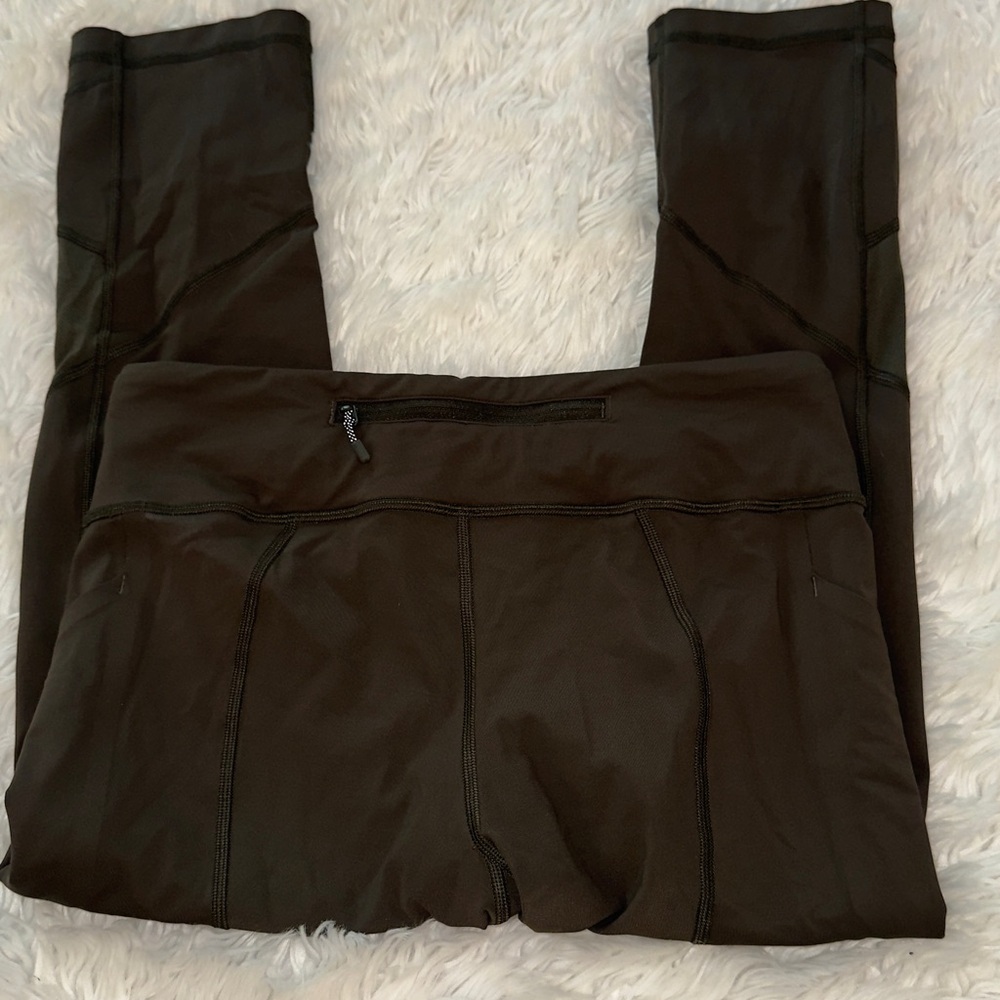 Lululemon Pace Rival Crop 22" Dark Olive 8 - Picture 4 of 6